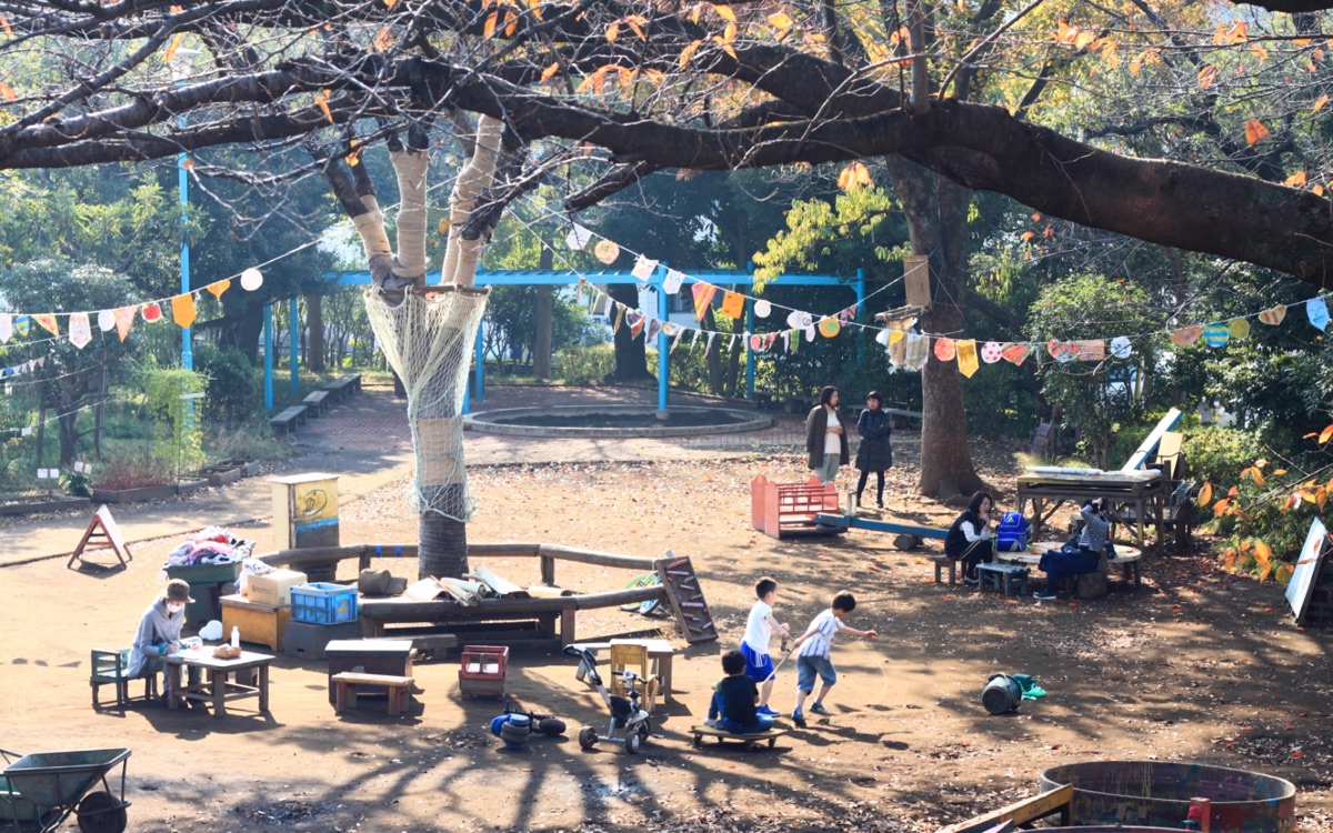 はるのおがわコミュニティパークの会場風景
